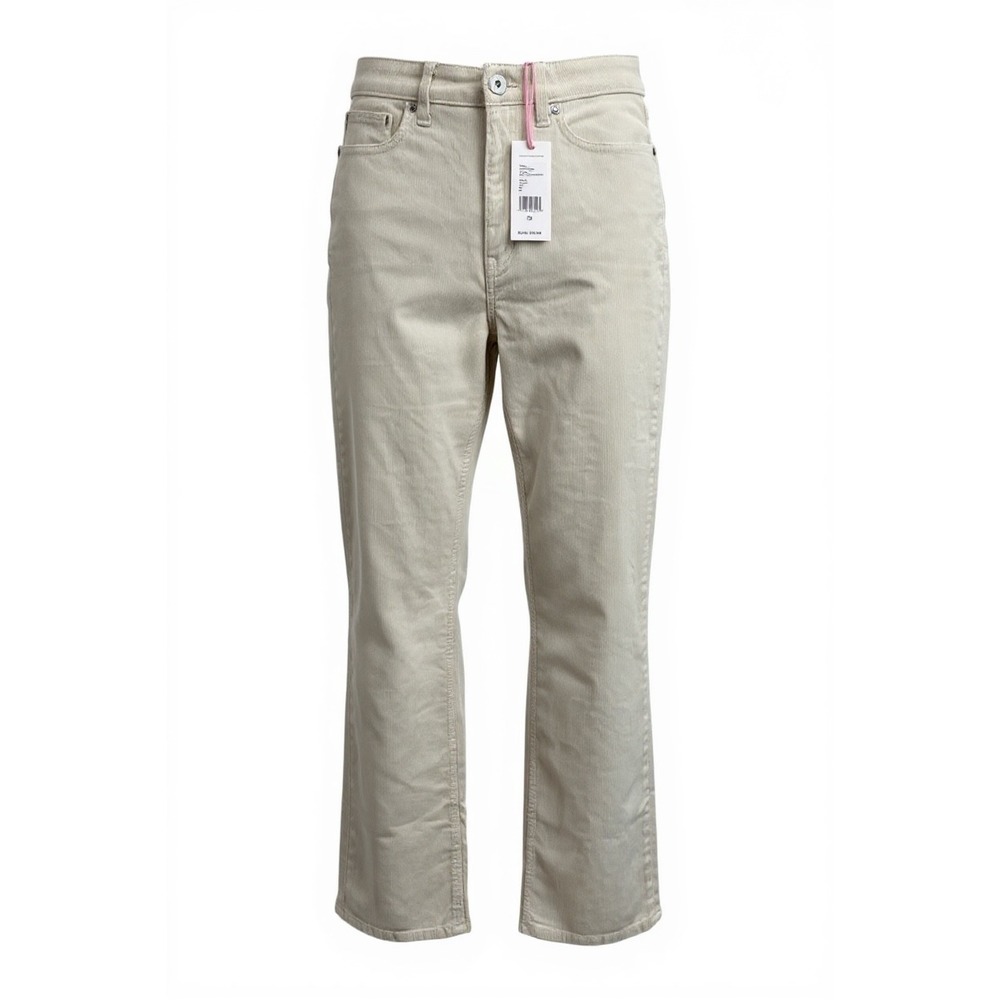 Vineyard Vines Women's Size 28(30) Kick Flare High Rise Corduroy Pants Stone NWT